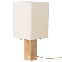 Nonna Bordslampa 49 cm Travertin / Sand