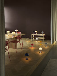 Panthella 160 Bordlampe Bærbar V3 Opal Beige