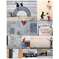 Banksy – You are an acceptable level of threat Bok