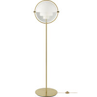 Multi-Lite Golvlampa Brass / Vit