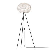 Eos Gulvlampe Medium Ø45 cm Hvit/Sort