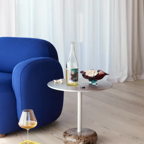 Ton Sidebord Lille Brun Marmor