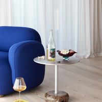 Ton Sidebord Lille Brun Marmor