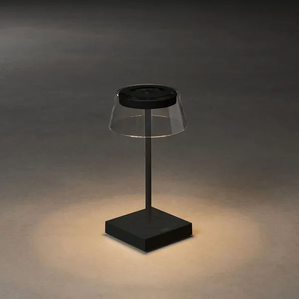 Scilla Bordlampe Bærbar Sort