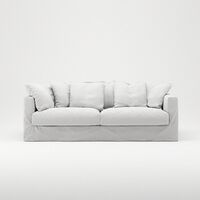 Le Grand Air 3-Seter Sofa Bomull Hvit
