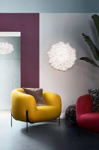 Clizia Mama Non Mama Væg-/Loftslampe 78 cm Hvid
