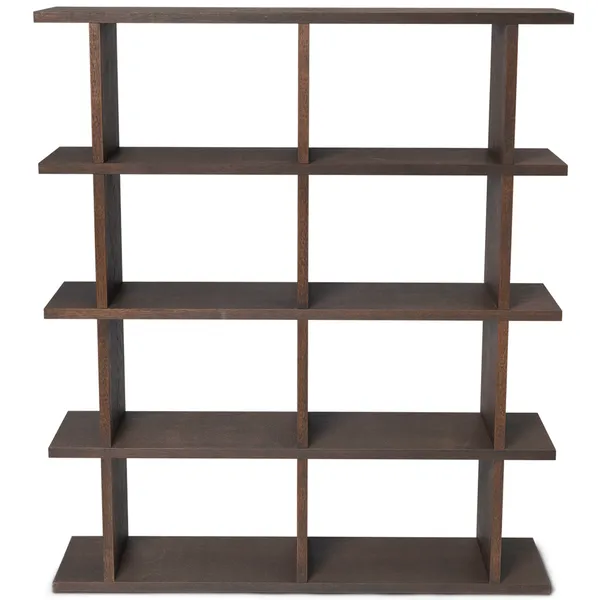 Kona Bokhylla 2x4 Dark Stained