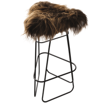 Iceland Barstol 82 cm Sort / Wild Brown