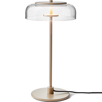Blossi Bordlampe 230 mm Nordic Gold / Klar
