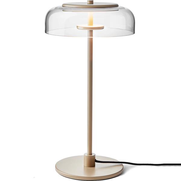 Blossi Bordlampe 230 mm Nordic Gold / Klar