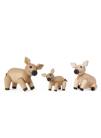 Poppy Pig Träfigur 6 cm