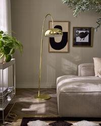 Deco Disco Gulvlampe Messing