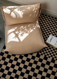 The BonBaron Slim Cord Recycled Loungestol Beige