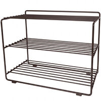 Downtown Shoe Shelf Dark Mocha