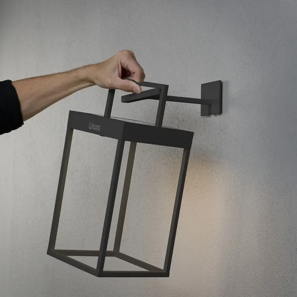 Portofino Bordlampe Bærbar Svart