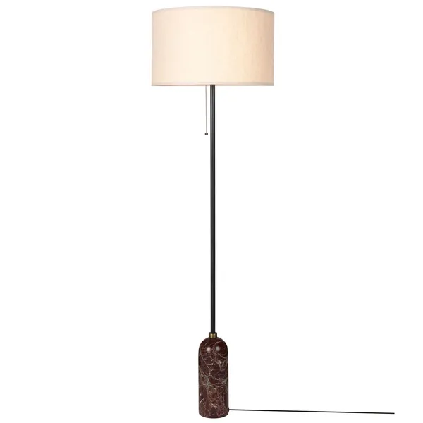 Gravity Floor Lamp Maroon / Canvas