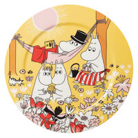 Moomin Serveringsfad 30 cm Family Time Gult
