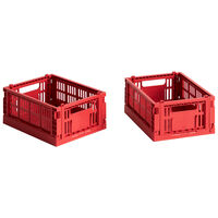 Colour Crate Opbevaringskasser Mini 2-pak Røde