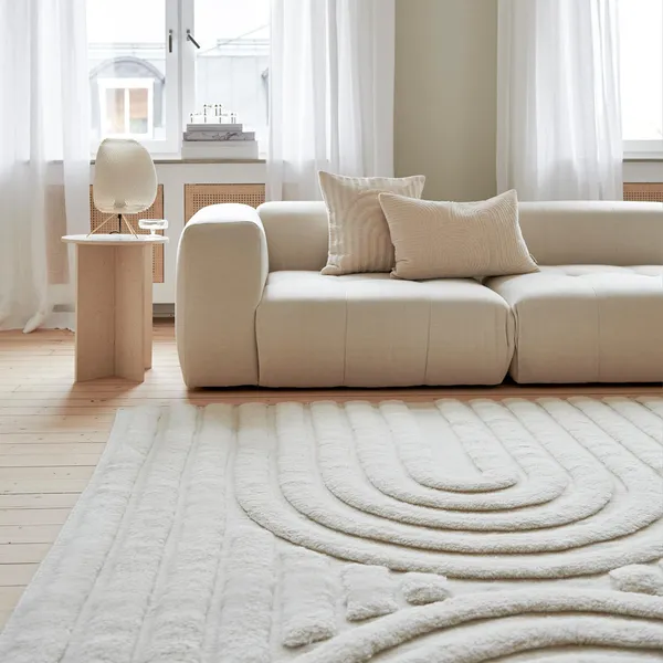 Curve Tæppe 170x230 cm Ivory