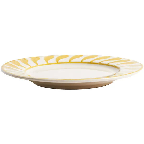 Swirl Sivulautanen 22 cm Keltainen