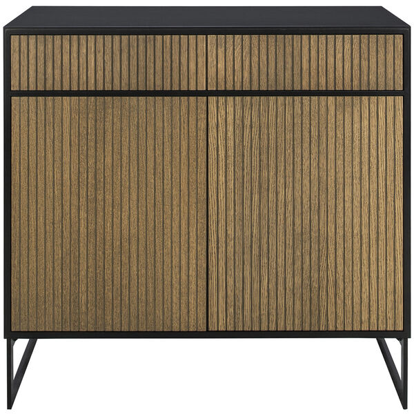 Line Burned Walnut Skænk Sort/Sort