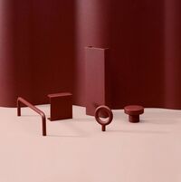 Thread Håndtag Reddish Brown