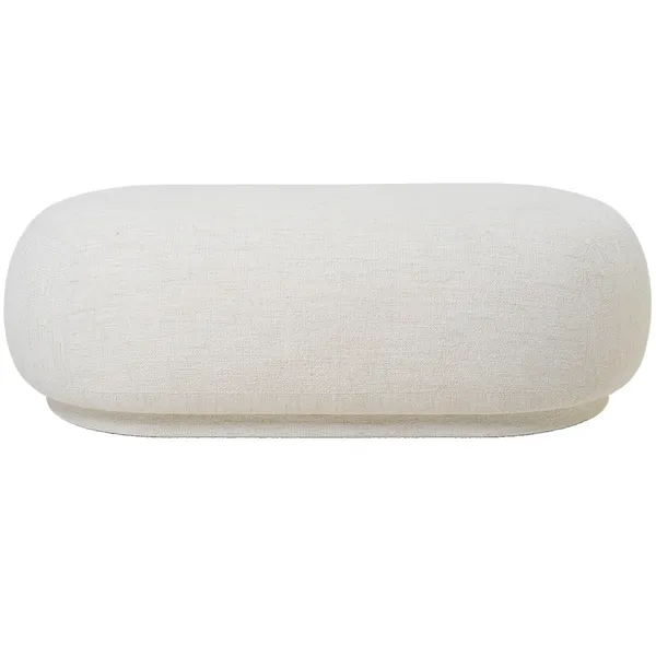 Rico Ottoman Boucle Puff Off-white