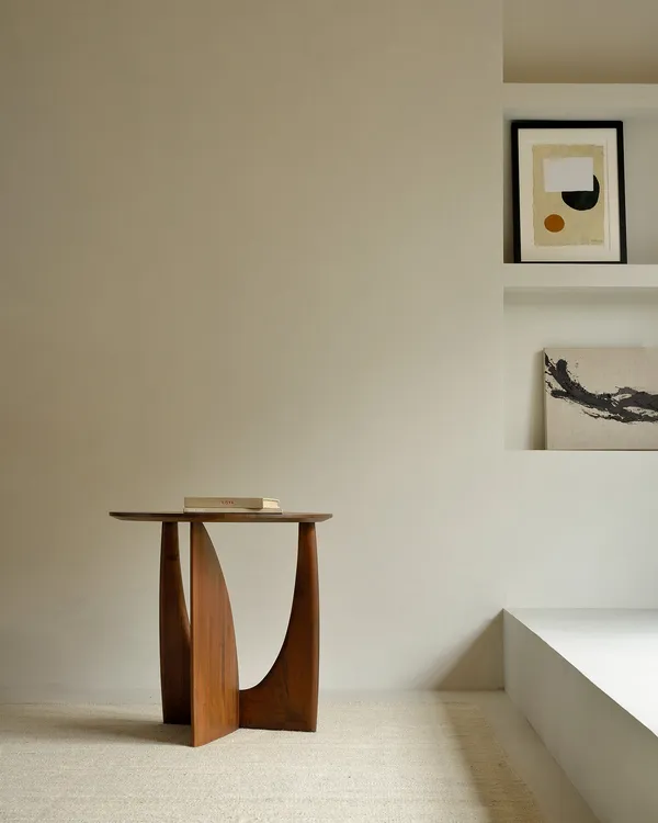 Geometric Sidobord Teak
