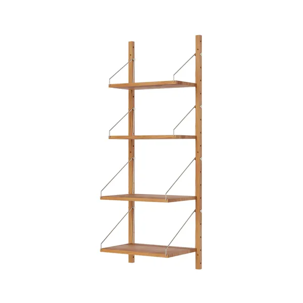 Library Hylle 114x435 cm Eik