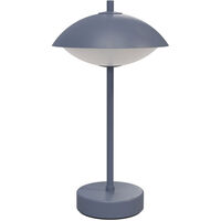 Clam Bordlampe Bærbar Dusk Blue
