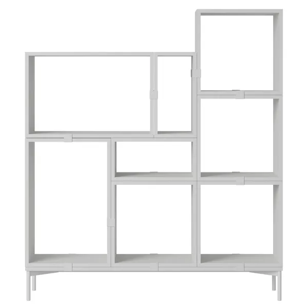 Stacked Configuration 5 Boghylde Grå