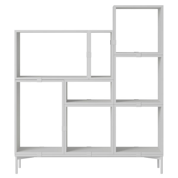 Stacked Configuration 5 Boghylde Grå