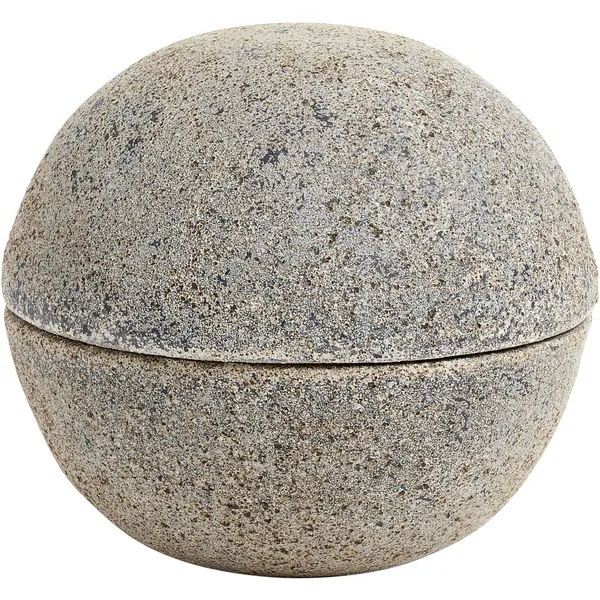 Stain Bonbonniere Terrakotta 15x13 cm Gråbrun