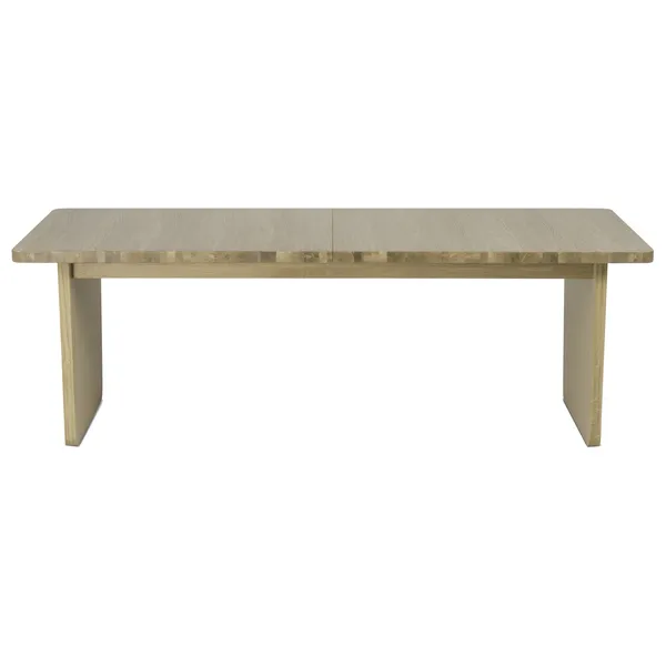 Vaud Spisebord 90x220/320 cm Lys Lakeret Eg