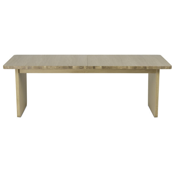 Vaud Spisebord 90x220/320 cm Lys Lakeret Eg