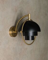 Multi-Lite Vegglampe Black Brass