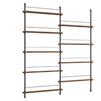 Magazine Hylde 162x188 cm Røget Eg/Sort