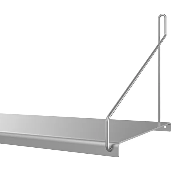 Single Hylle 20x80 cm Rustfritt Stål