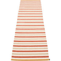 Teo Teppe Mursteinsrød / Beige / Vanilla 70x240 cm