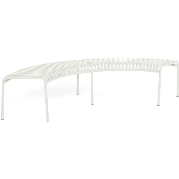 Palissade Parkbänk Cream White