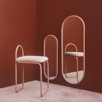 Angui Spejl 108 cm Rose