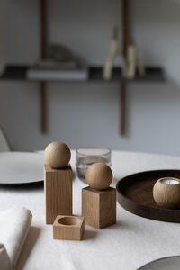 Twist Salt And Pepper Set Oak
