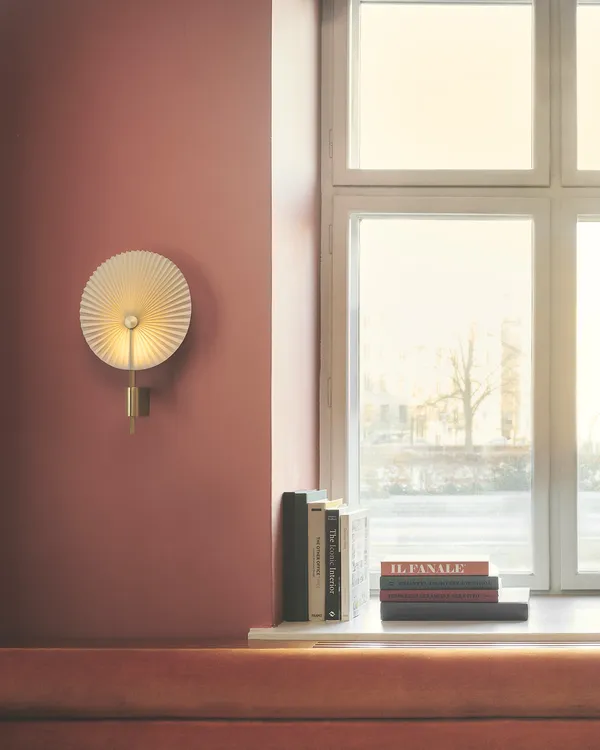 Liris Vegglampe Messing