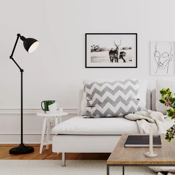 Bazar Gulvlampe Sand Black