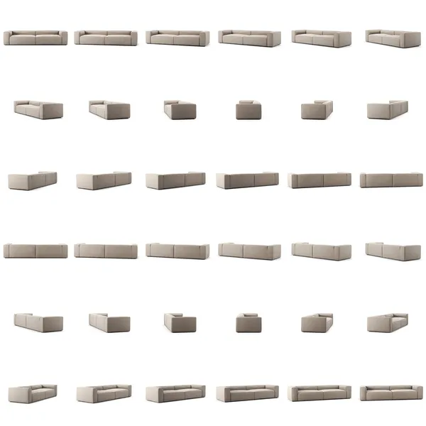 Grand 4-Seter Sofa Sandshell Beige