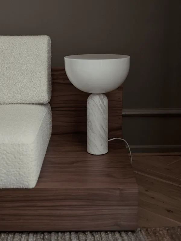 Kizu Bordlampe Large Hvit Marmor