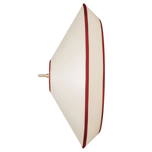 Tafta Vegglampe Ø52 cm Rød / Off-white