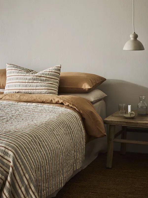 Melvin Cushion Cover 40x60 cm Grey / Tan
