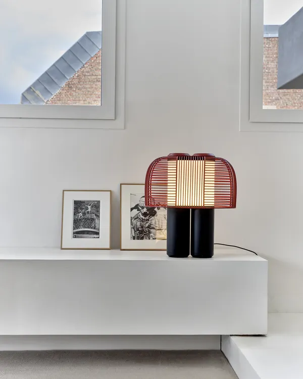 Yasuke Bordlampe Sort / Rød