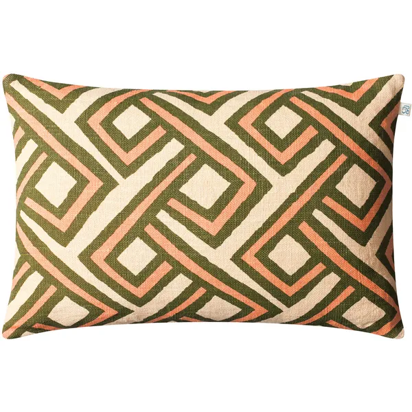 Lanka Kuddfodral 40x60 cm Cactus Green / Rose